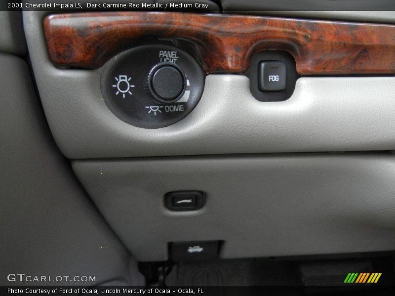 Dark Carmine Red Metallic / Medium Gray 2001 Chevrolet Impala LS