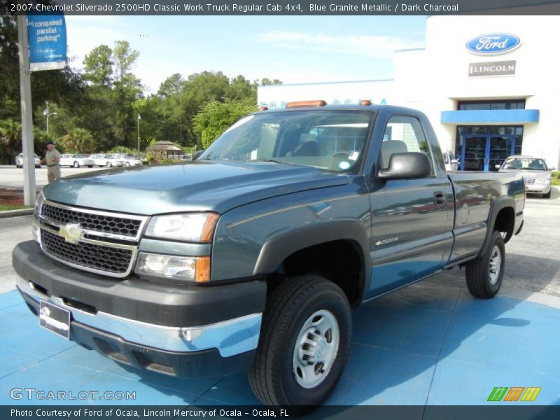 Blue Granite Metallic / Dark Charcoal 2007 Chevrolet Silverado 2500HD Classic Work Truck Regular Cab 4x4