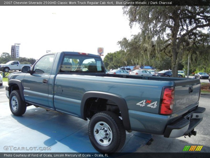 Blue Granite Metallic / Dark Charcoal 2007 Chevrolet Silverado 2500HD Classic Work Truck Regular Cab 4x4