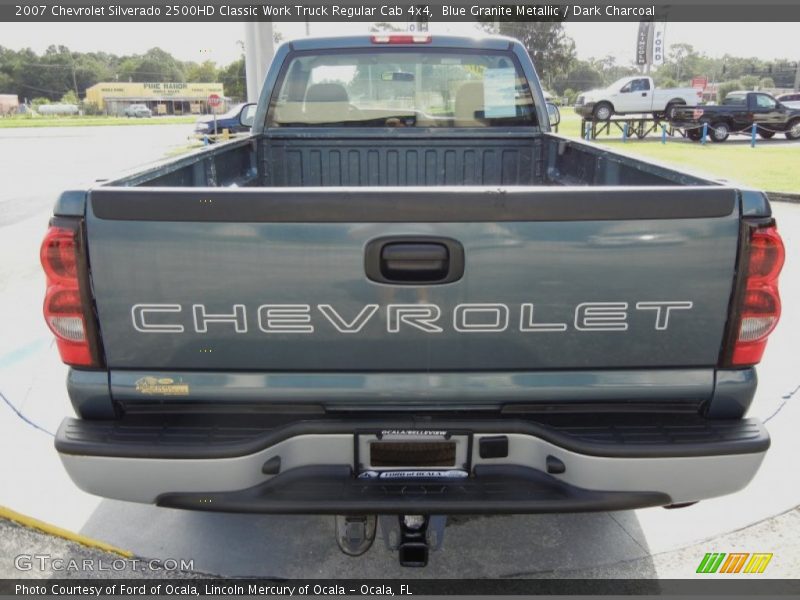 Blue Granite Metallic / Dark Charcoal 2007 Chevrolet Silverado 2500HD Classic Work Truck Regular Cab 4x4
