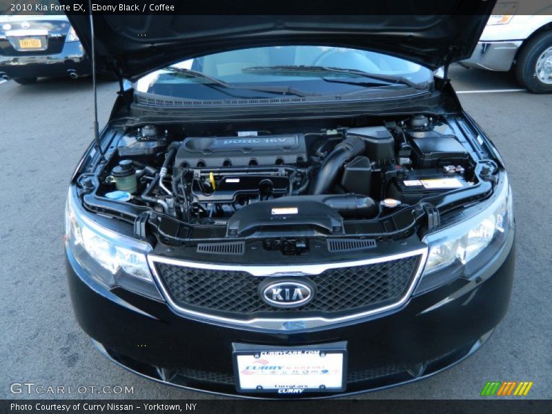 Ebony Black / Coffee 2010 Kia Forte EX