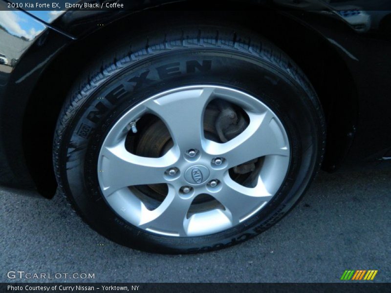 Ebony Black / Coffee 2010 Kia Forte EX