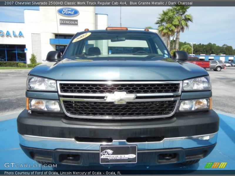 Blue Granite Metallic / Dark Charcoal 2007 Chevrolet Silverado 2500HD Classic Work Truck Regular Cab 4x4