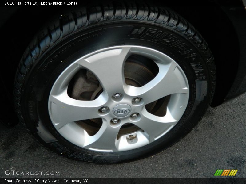 Ebony Black / Coffee 2010 Kia Forte EX