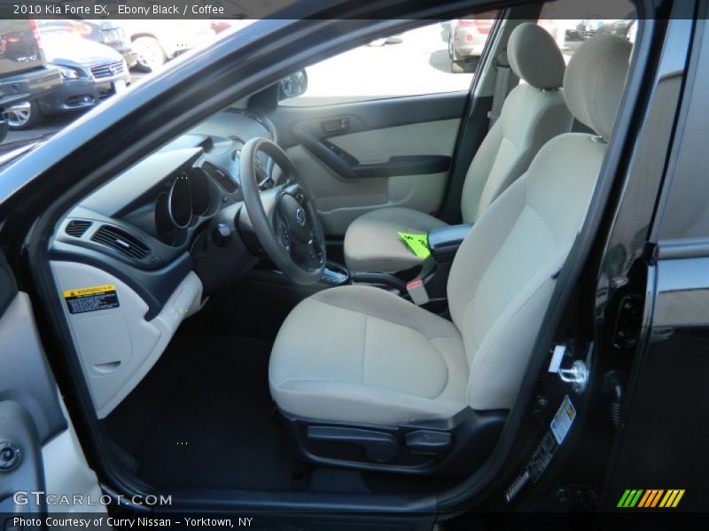 Ebony Black / Coffee 2010 Kia Forte EX