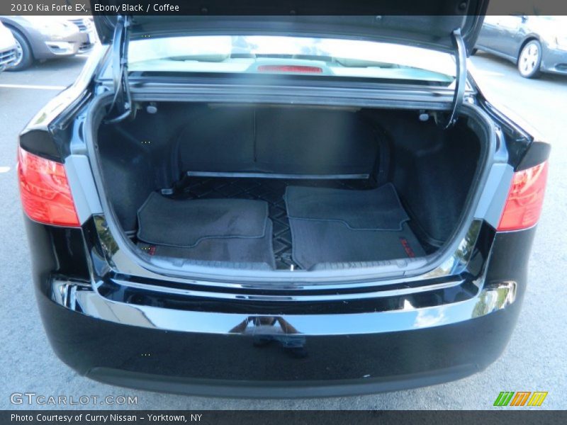 Ebony Black / Coffee 2010 Kia Forte EX