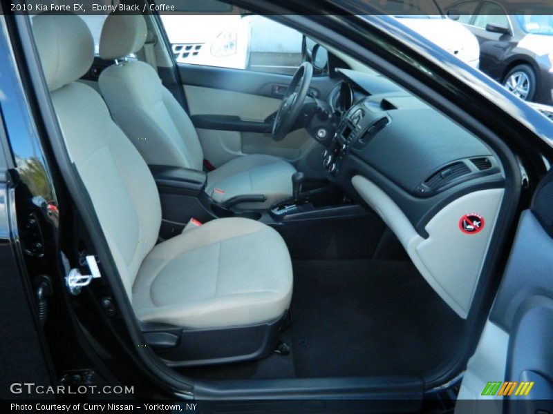 Ebony Black / Coffee 2010 Kia Forte EX