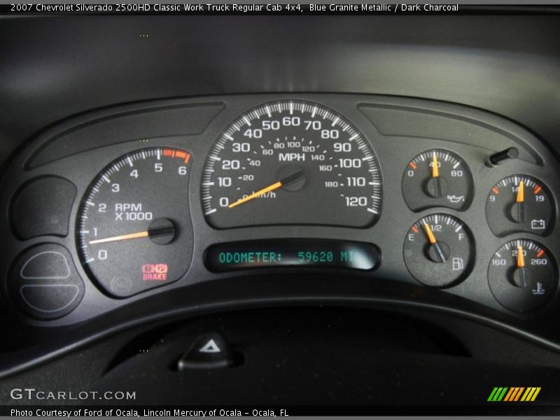  2007 Silverado 2500HD Classic Work Truck Regular Cab 4x4 Classic Work Truck Regular Cab 4x4 Gauges