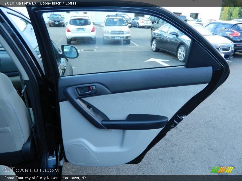 Ebony Black / Coffee 2010 Kia Forte EX