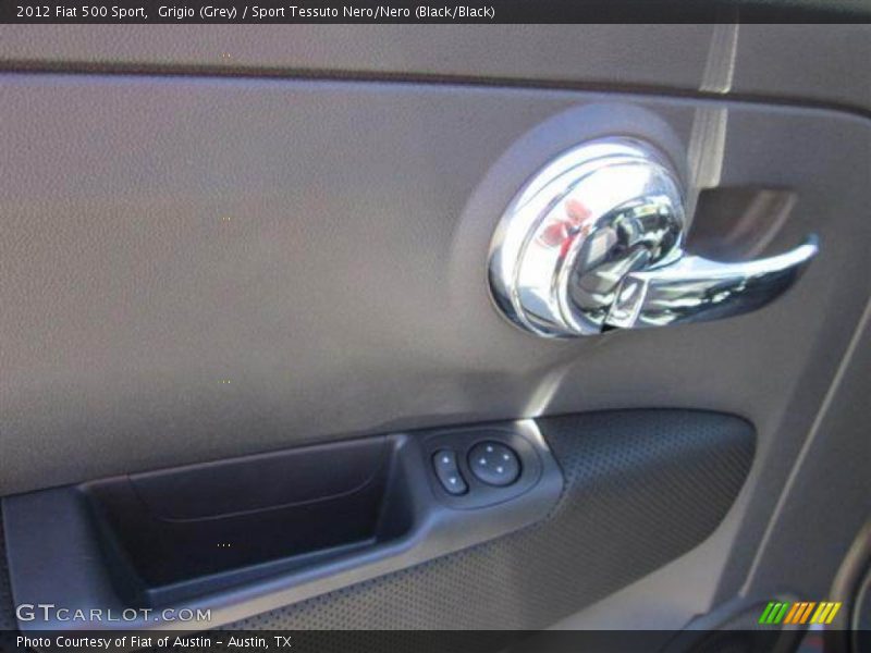 Grigio (Grey) / Sport Tessuto Nero/Nero (Black/Black) 2012 Fiat 500 Sport