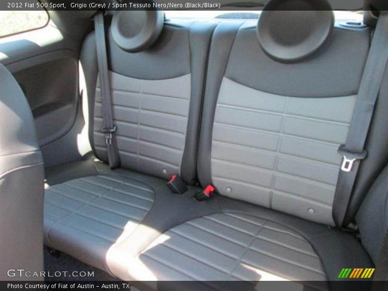 Grigio (Grey) / Sport Tessuto Nero/Nero (Black/Black) 2012 Fiat 500 Sport
