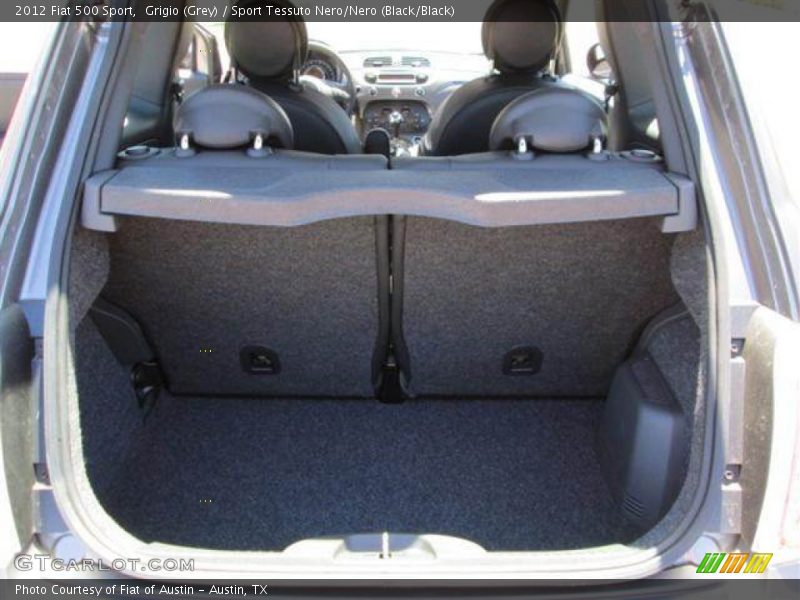 Grigio (Grey) / Sport Tessuto Nero/Nero (Black/Black) 2012 Fiat 500 Sport