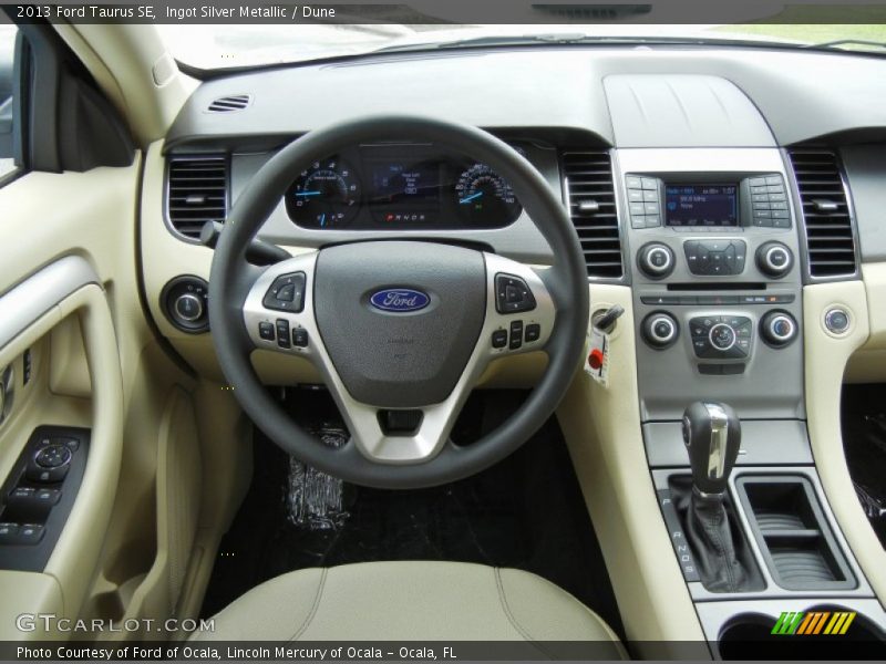 Dashboard of 2013 Taurus SE
