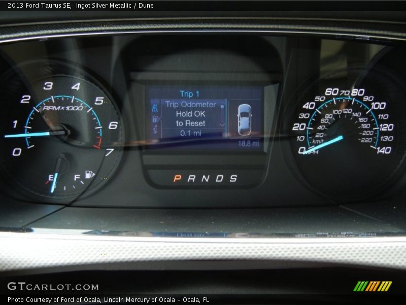  2013 Taurus SE SE Gauges