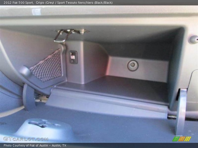 Grigio (Grey) / Sport Tessuto Nero/Nero (Black/Black) 2012 Fiat 500 Sport