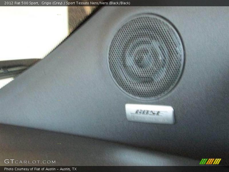 Grigio (Grey) / Sport Tessuto Nero/Nero (Black/Black) 2012 Fiat 500 Sport