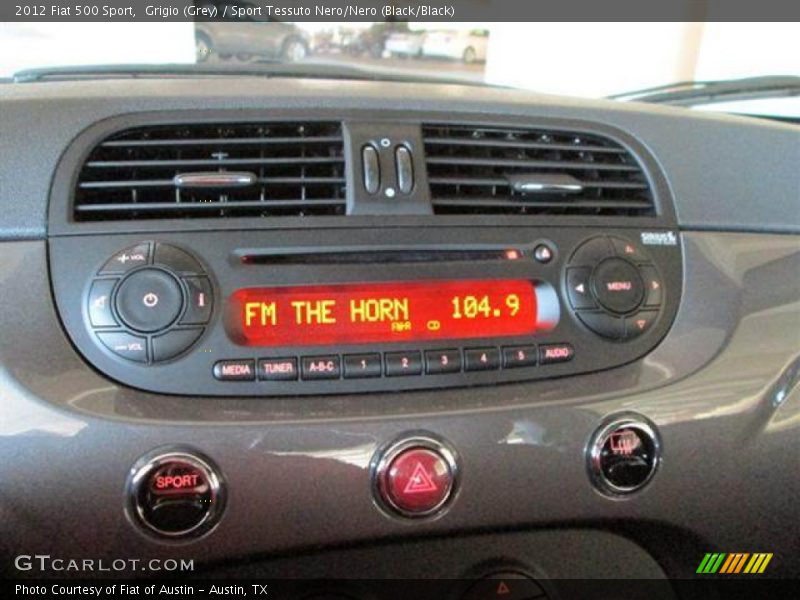 Audio System of 2012 500 Sport