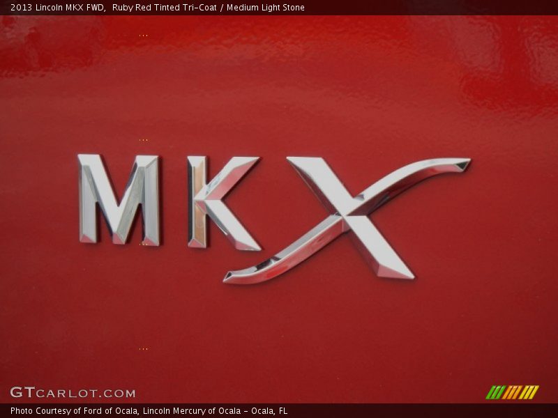 Ruby Red Tinted Tri-Coat / Medium Light Stone 2013 Lincoln MKX FWD