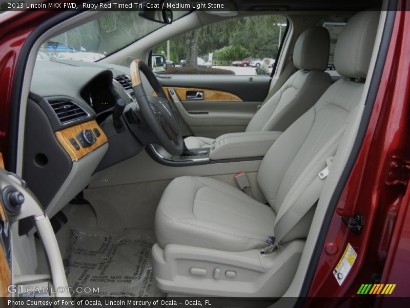Ruby Red Tinted Tri-Coat / Medium Light Stone 2013 Lincoln MKX FWD