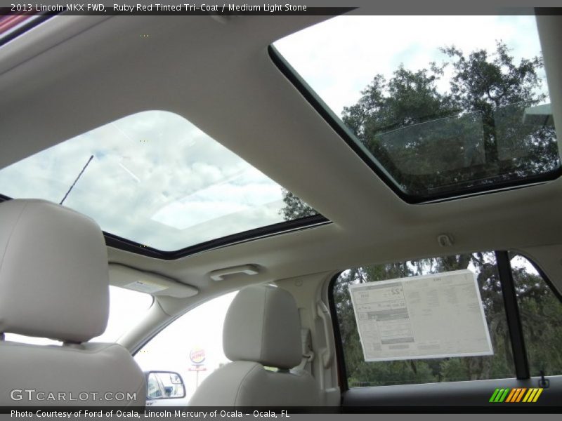 Ruby Red Tinted Tri-Coat / Medium Light Stone 2013 Lincoln MKX FWD