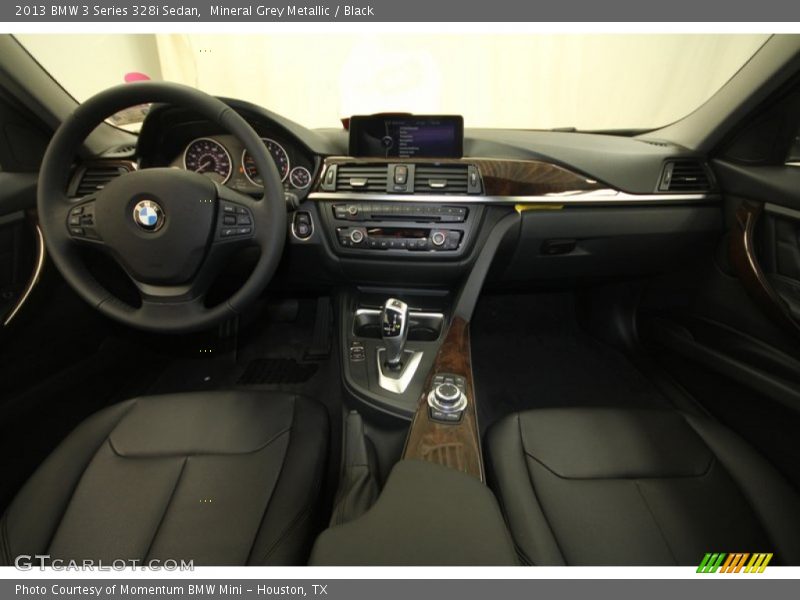 Mineral Grey Metallic / Black 2013 BMW 3 Series 328i Sedan