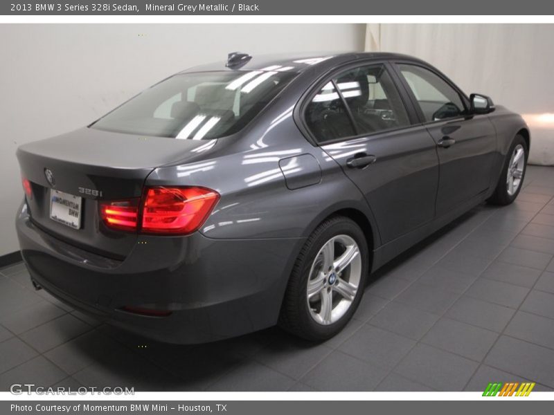 Mineral Grey Metallic / Black 2013 BMW 3 Series 328i Sedan