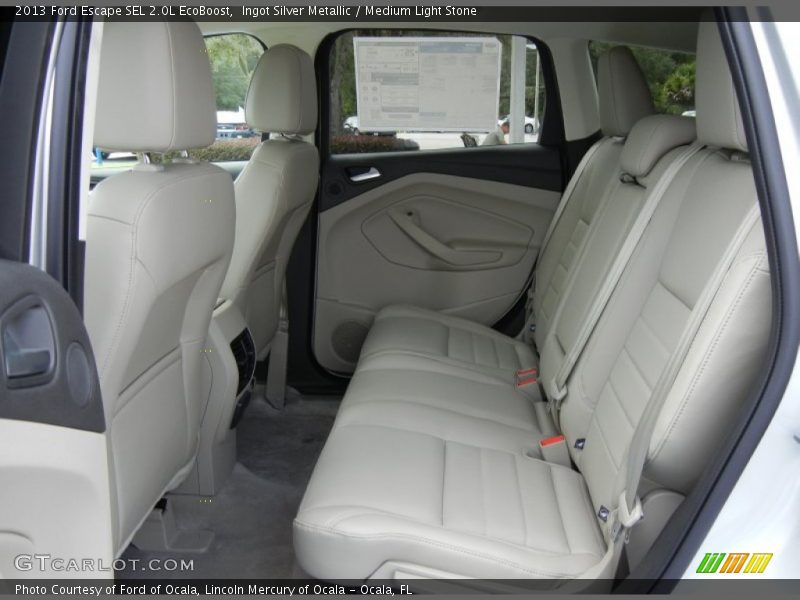 Rear Seat of 2013 Escape SEL 2.0L EcoBoost