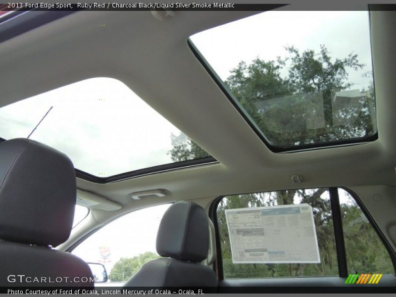 Sunroof of 2013 Edge Sport
