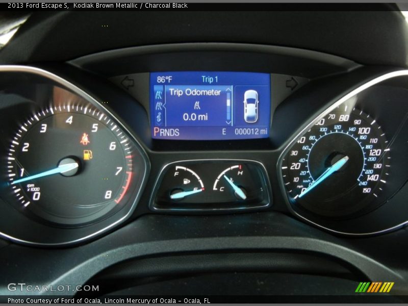 Kodiak Brown Metallic / Charcoal Black 2013 Ford Escape S