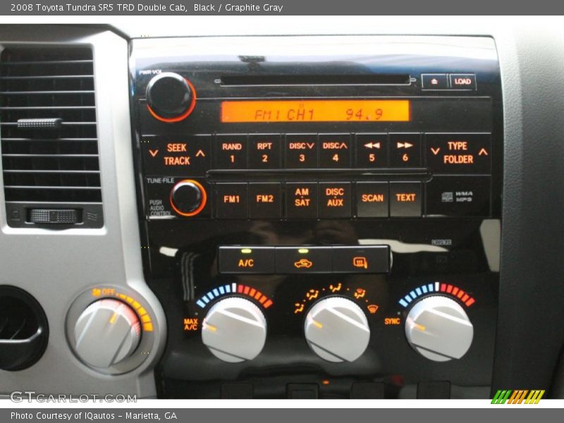 Black / Graphite Gray 2008 Toyota Tundra SR5 TRD Double Cab