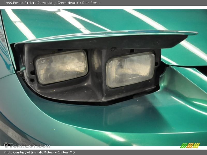 Green Metallic / Dark Pewter 1999 Pontiac Firebird Convertible