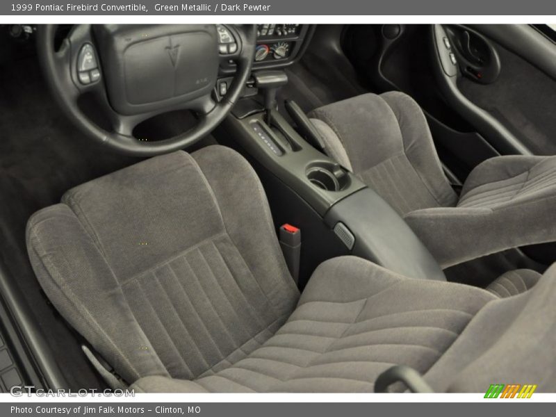 Green Metallic / Dark Pewter 1999 Pontiac Firebird Convertible