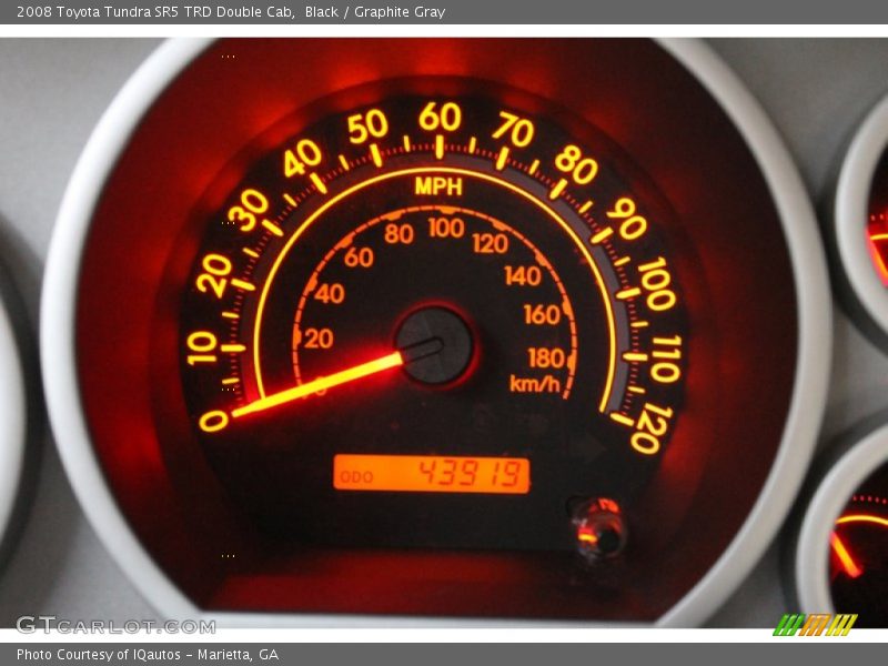 Black / Graphite Gray 2008 Toyota Tundra SR5 TRD Double Cab