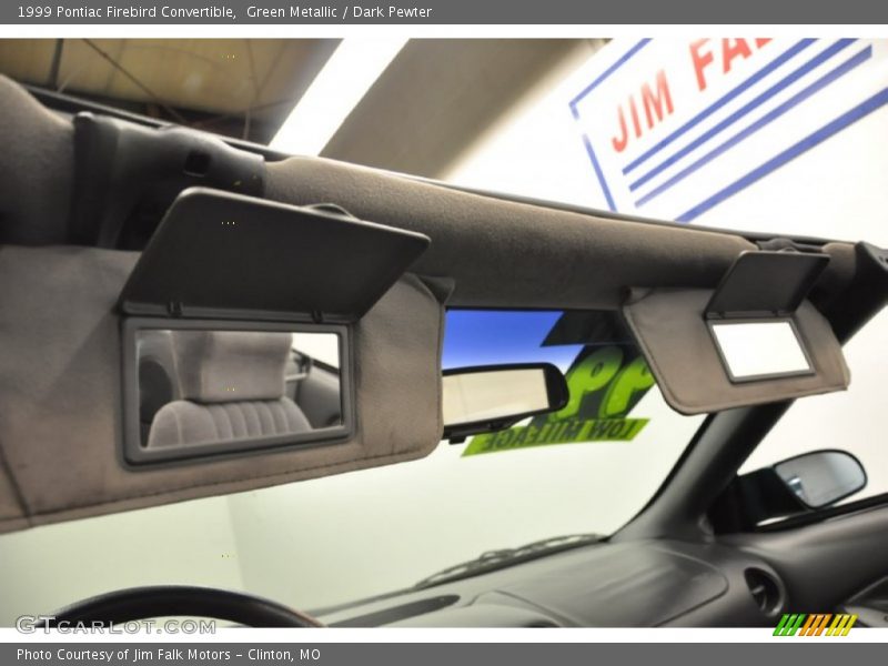 Green Metallic / Dark Pewter 1999 Pontiac Firebird Convertible