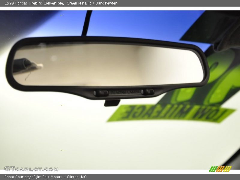 Green Metallic / Dark Pewter 1999 Pontiac Firebird Convertible
