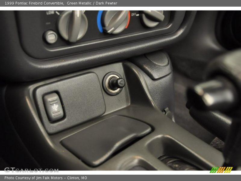 Green Metallic / Dark Pewter 1999 Pontiac Firebird Convertible