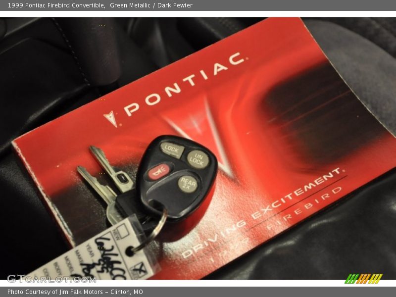 Keys of 1999 Firebird Convertible