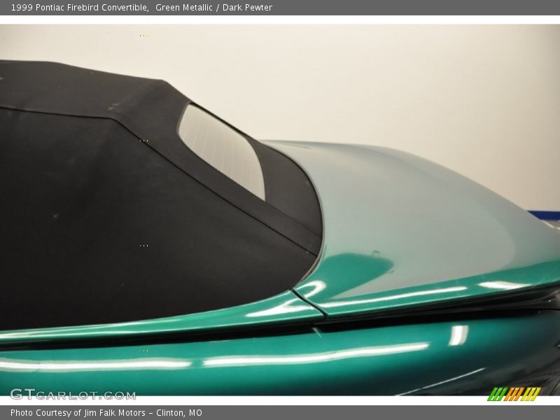Green Metallic / Dark Pewter 1999 Pontiac Firebird Convertible