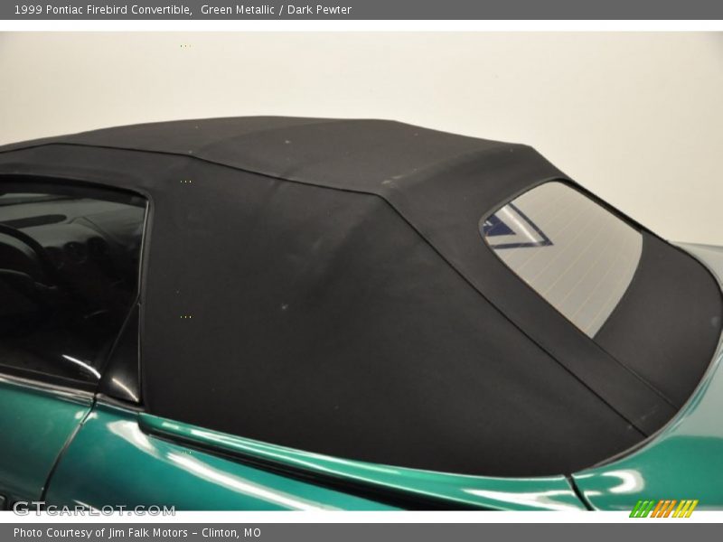 Green Metallic / Dark Pewter 1999 Pontiac Firebird Convertible