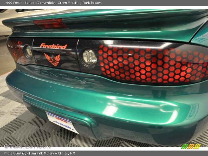 Green Metallic / Dark Pewter 1999 Pontiac Firebird Convertible