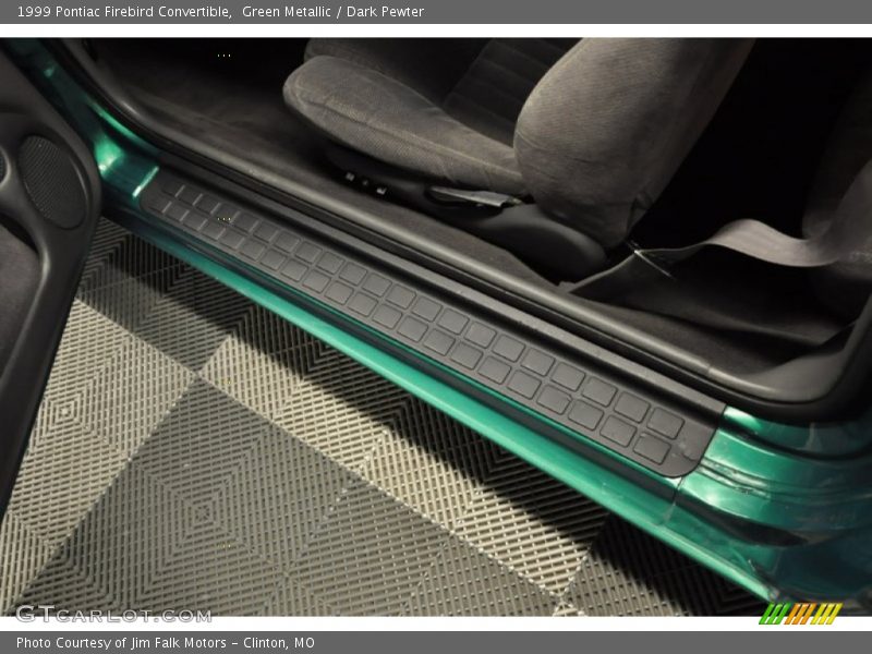 Green Metallic / Dark Pewter 1999 Pontiac Firebird Convertible