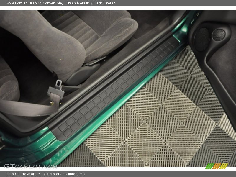 Green Metallic / Dark Pewter 1999 Pontiac Firebird Convertible