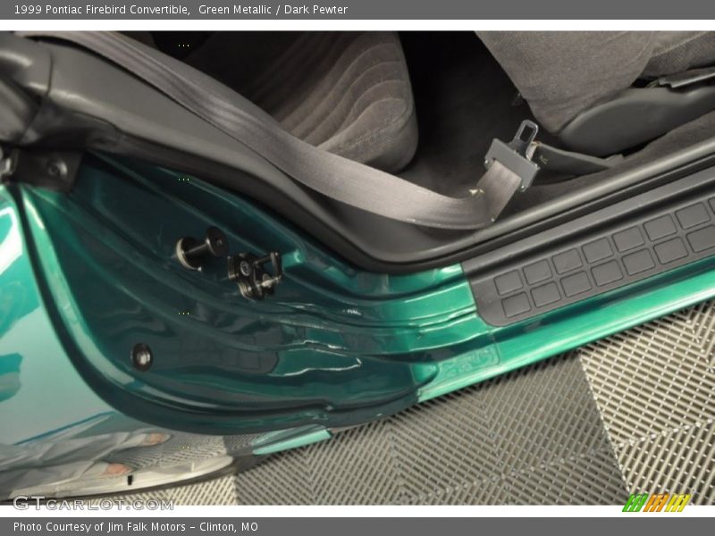 Green Metallic / Dark Pewter 1999 Pontiac Firebird Convertible