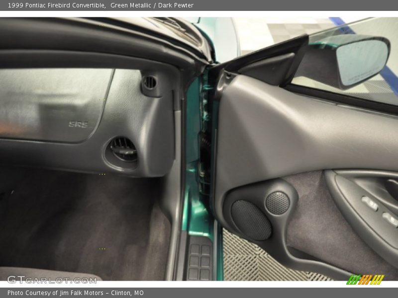 Green Metallic / Dark Pewter 1999 Pontiac Firebird Convertible