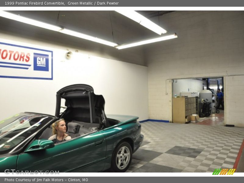 Green Metallic / Dark Pewter 1999 Pontiac Firebird Convertible