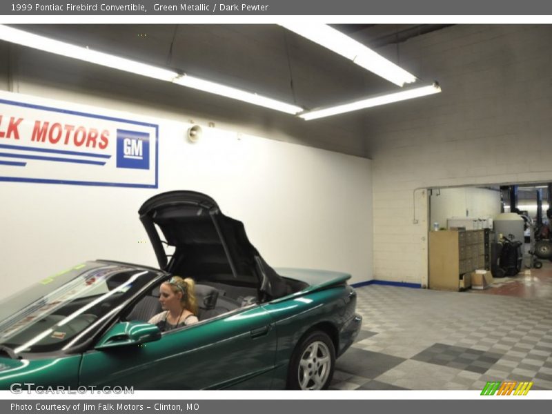 Green Metallic / Dark Pewter 1999 Pontiac Firebird Convertible