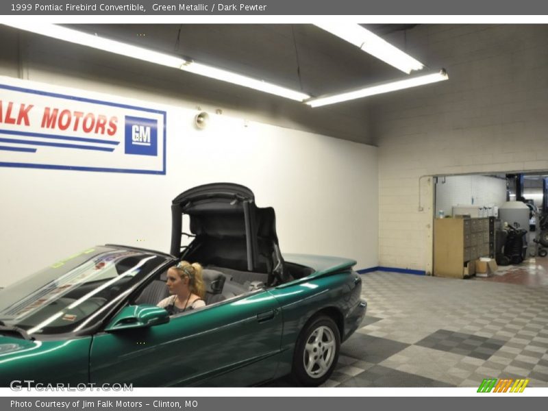 Green Metallic / Dark Pewter 1999 Pontiac Firebird Convertible
