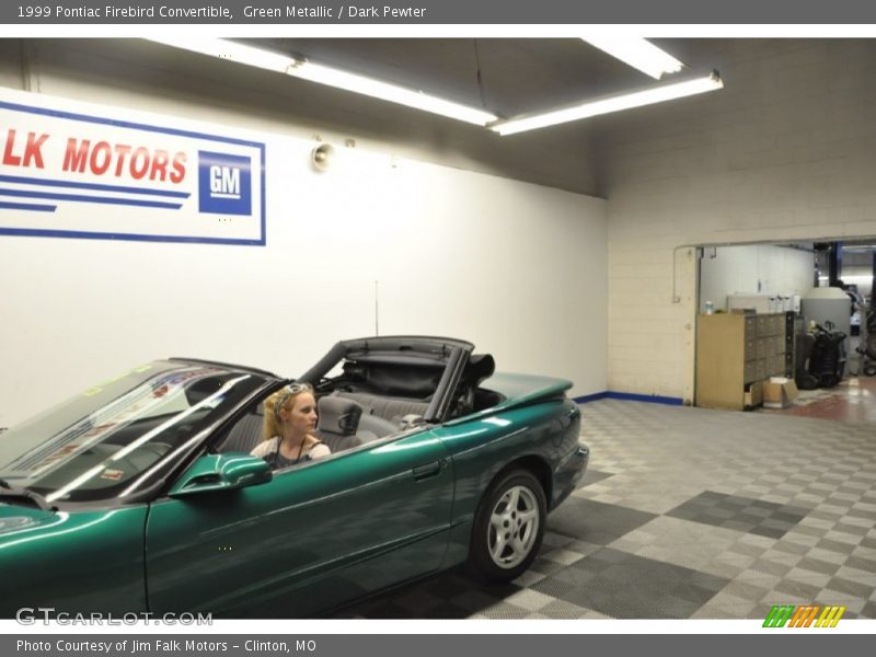Green Metallic / Dark Pewter 1999 Pontiac Firebird Convertible
