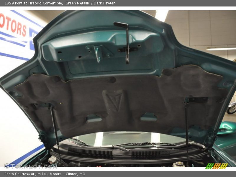 Green Metallic / Dark Pewter 1999 Pontiac Firebird Convertible