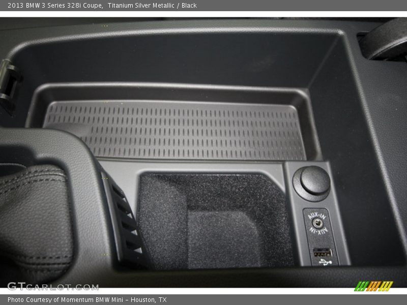 Titanium Silver Metallic / Black 2013 BMW 3 Series 328i Coupe